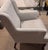 Mid-Century Modern 1950s Pair of Danish Modern Blue-Grey Wingback Lounge Chairs Attributed to Frits Henningsen For Sale - Image 3 of 17