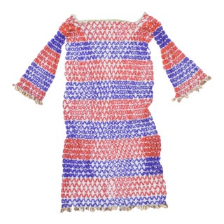 Early 20th Century Yoruba Beaded Child Dress Nigeria For Sale