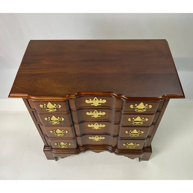 Brown Mid 20th Century Councill Craftsmen Block Front Chest For Sale - Image 8 of 17
