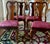 Traditional 1980s Cherry Dining Chair Set For Sale - Image 3 of 8