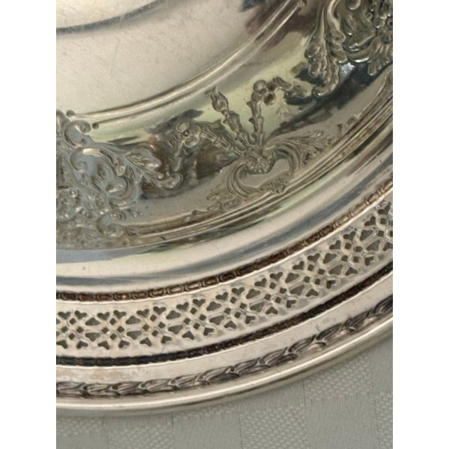 1940s Onate Silverplate Shallow Dish For Sale - Image 14 of 16