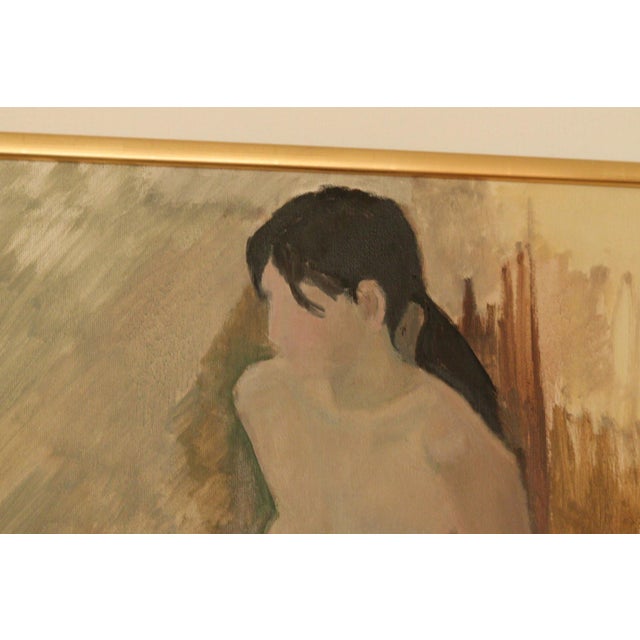 Penzell, Model, 1973, Oil on Canvas, Framed For Sale - Image 6 of 18