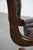 English-Style Chesterfield Swivel Office Chair in Cowhide For Sale - Image 12 of 16