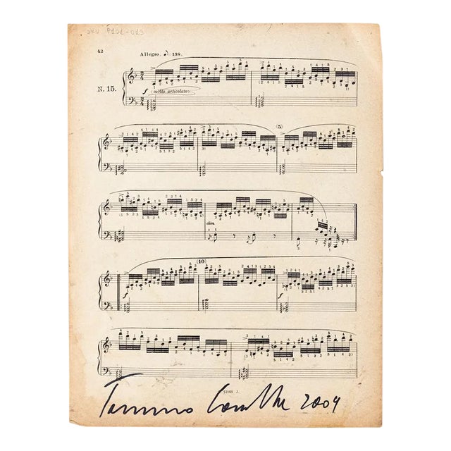 Musical Notes Mixed Media by Tommaso Cascella, 2009 For Sale