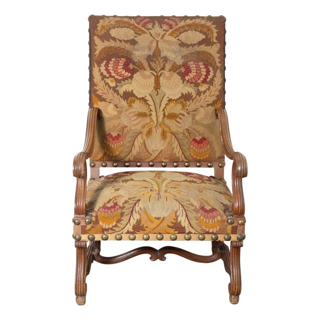 19th Century French Arm Chair For Sale