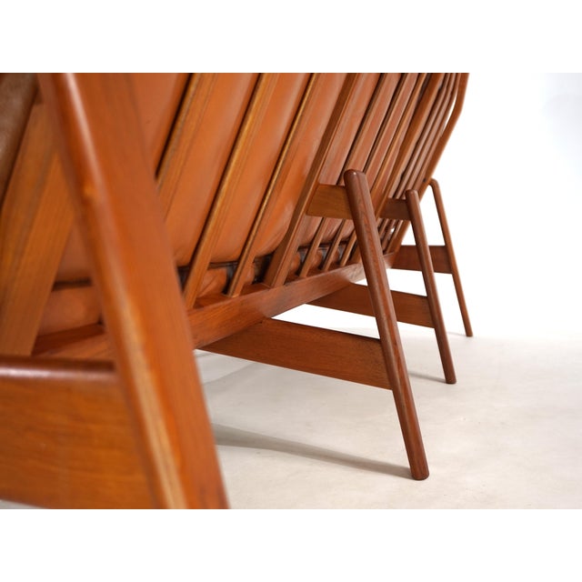 Comfort 3-Seater Sofa in Leather by Arne Wahl Iversen, 1960s For Sale - Image 17 of 18