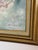 English Large Signed Pink Rose Floral Painting in Ornate Gilt Frame, 2003 For Sale - Image 3 of 8