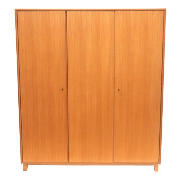 Vintage 3-Door Wardrobe, 1960s For Sale