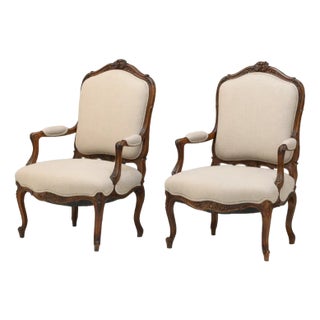 Set of Antique Armchairs, 1880 For Sale