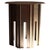 Metal Siniya of Merzouga Aluminium Side Table by Bureau of Entropy For Sale - Image 7 of 7