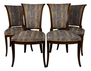 Vintage Dining Chairs, Italy, 1950s, Set of 4
