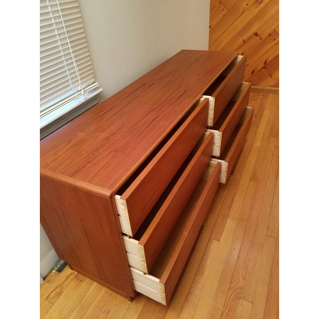 1980's Danish Teak Bedroom Set With Queen Platform Bed, Floating