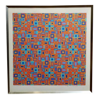 Tohsinobu Onosato -Movement of Circles Signed Lithograph For Sale