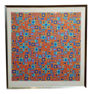 Tohsinobu Onosato -Movement of Circles Signed Lithograph