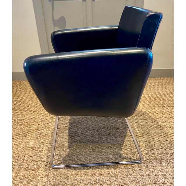 Metal Mid-Century Modern French Chair by Joseph-André Motte for Steiner, 1950s For Sale - Image 7 of 10