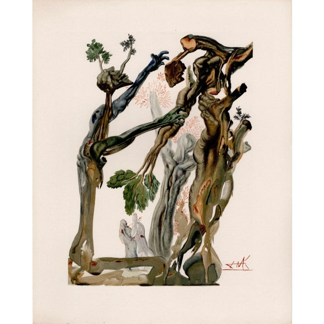 Salvador Dali, The Wood of the Self-Murderers, 1964, Original Woodcut For Sale - Image 6 of 8