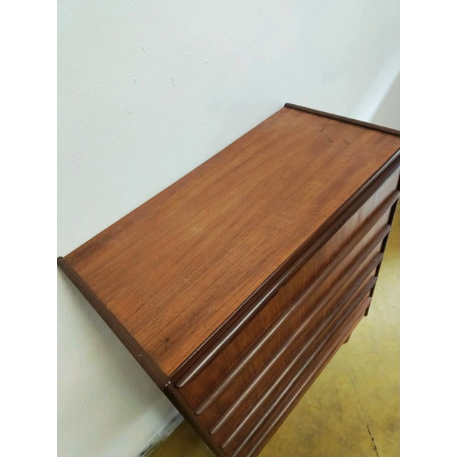 Vintage Danish Teak Chest of 6 Drawers, 1950s For Sale - Image 6 of 8