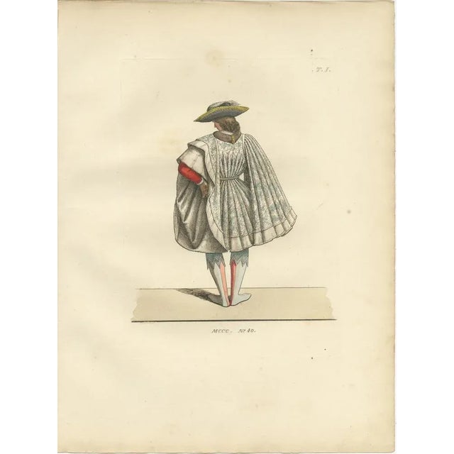 Noble Grace and Martial Power, 1845, Paper, Set of 3 For Sale - Image 3 of 10