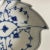 Ceramic Royal Copenhagen Ceramic Leaf Dish - Blue Fluted Half Lace Border (No Trim) Pattern – 20th Century - 9" For Sale - Image 7 of 10