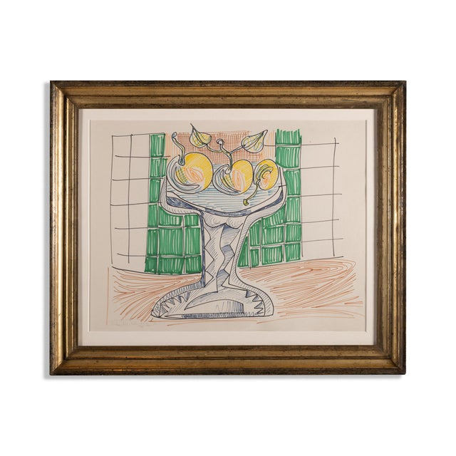 Johann Georg Müller (1913 - 1986) "Still life" Development 1981 Felt pen on paper Framed with museum glass, dimensions:...
