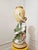 Art Nouveau 1950s Spectacular Large Chalkware Figurine With Vase on Pedestal. For Sale - Image 3 of 11