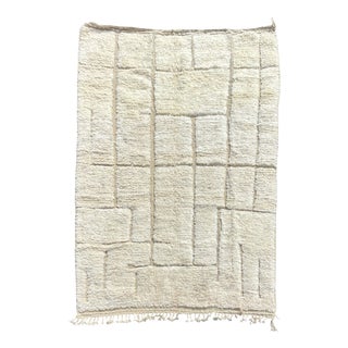 Moroccan Beni Ouarain Rug in Wool, 2010s For Sale