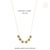 Contemporary 2.98ct Emerald Cut Green Sapphire Diamond 14k Gold Link Chain Necklace For Sale - Image 10 of 15