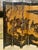English 1970s Chinese Export Six Panel Coromandel Screen With Gold Leaf For Sale - Image 3 of 16