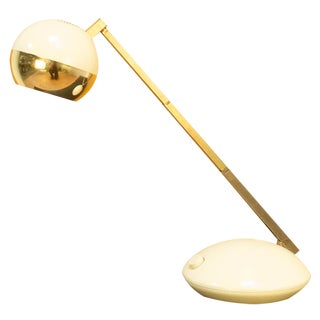 Metal and Plastic Extendable Table Lamp by Eichhoff, 1970s For Sale