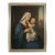 Antique 19thc Portrait of Madonna & Child Oil Painting German School Religious Scene of Virgin Mary & Jesus For Sale