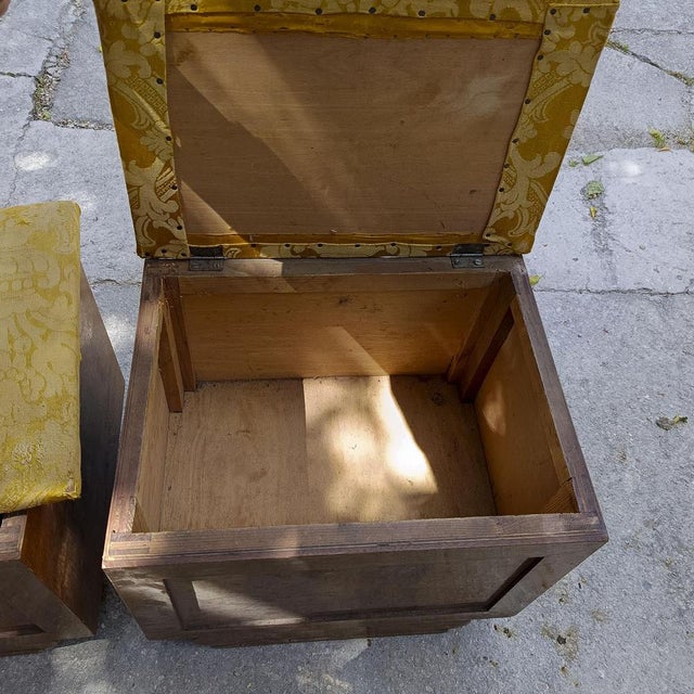 Art Deco Ottomans, Set of 2 For Sale - Image 6 of 13