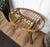 Wood Italian Bohemian French Riviera Bamboo Rattan Oval Coffee Table, 1960s For Sale - Image 7 of 10
