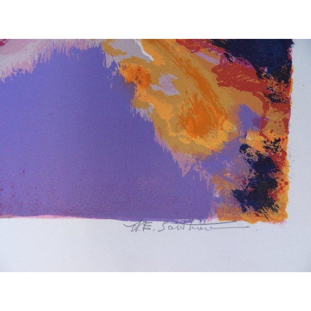 Maurice-Elie Sarthou, Black Algae, Lithograph For Sale - Image 5 of 6