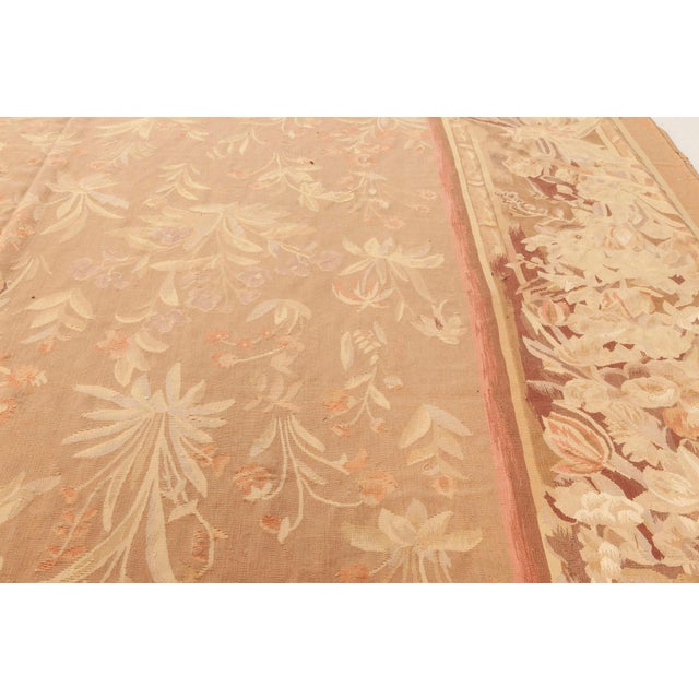 One-of-a-kind Bessarabian Floral Design Brown Rug by Doris Leslie Blau For Sale - Image 4 of 7