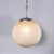 Diamond Opaque Pendant Glass Lamps, 1950s For Sale - Image 9 of 18