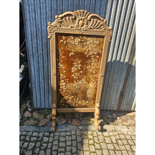 Carved Wooden Fireplace Screen, 19th Century For Sale - Image 13 of 13
