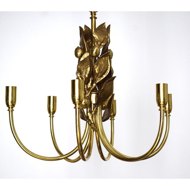 Mid-Century Modern Vintage Hanging Lamp in Bronze, 1960s For Sale - Image 3 of 11