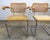 1980s Vintage Set of 6 Marcel Breuer Cesca Style Cane & Tubular Chrome Chairs For Sale - Image 5 of 12