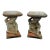 Vintage Cast Cement Figural Putti Garden Stools- A Pair For Sale