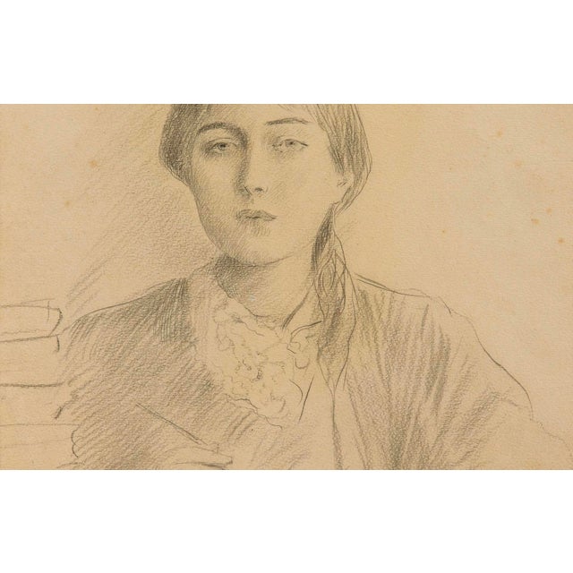 Cesare Tallone Credited Period Italian Drawing For Sale - Image 6 of 9