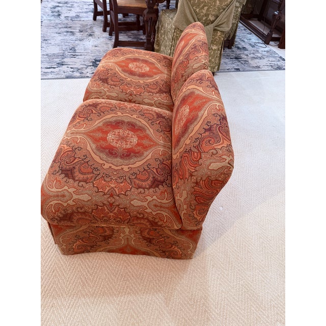 Pearson Pair of Gorgeous Bohemian Paisley Chairs by Pearson Furniture For Sale - Image 4 of 6