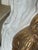 Late 20th Century Palm Beach Regency White Lacquered Parcel Gilt Monkey Side Table - Newly Painted For Sale In Mobile - Image 6 of 14