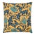 Morris Anemone Gold Blue Tapestry Cushion With Feather Filler - 46x46cm (18"x18") For Sale