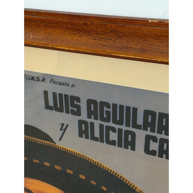 Vintage “Capitán De Rurales” Framed Film Poster For Sale - Image 9 of 9