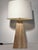 Raw Travertine Table Lamp from Area Illuminazione, Italy, 1970s For Sale - Image 4 of 12