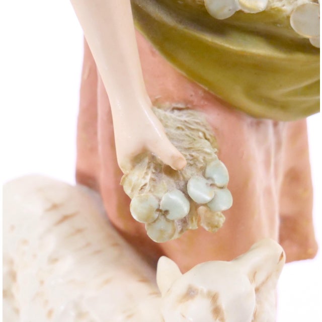 Early 20th Century Hand Painted / Gilt Decorated Porcelain Decorative Sculpture For Sale - Image 10 of 12