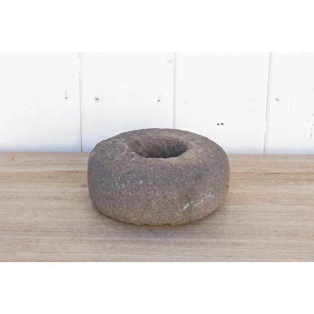 Stone Carved Stone Decorative Bowl For Sale - Image 7 of 7