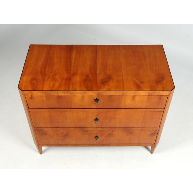 Biedermeier Secretary with Drawers, 1820 For Sale - Image 4 of 17