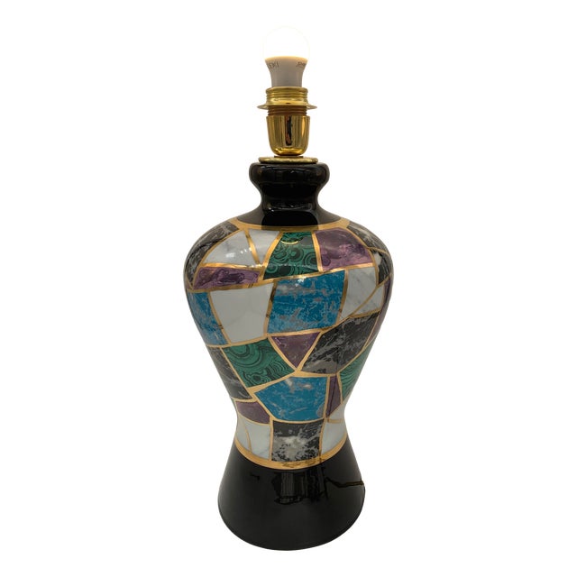 Ceramic Table Lamp from Boni, 1980s For Sale
