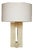 Mid-Century Modern Table Lamp in Travertine, Italy, 1970s For Sale